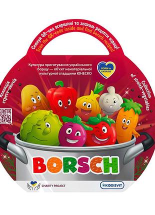 Стретч-игрушка в виде овоща – borsch (в диспл.)