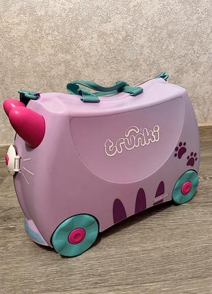 Дитячий чемодан trunki cassie candy cat