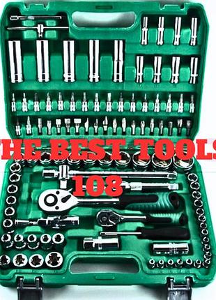Набір інструментів 1/2"&1/4" 108ед.the best tools