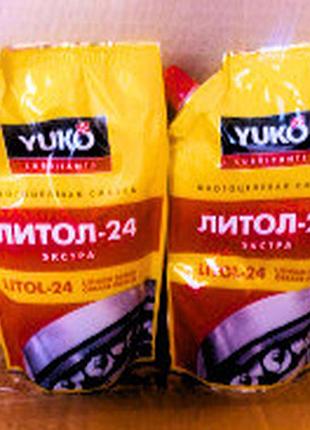 Смазка yuko литол-24 объемом 375 мл (375 г)