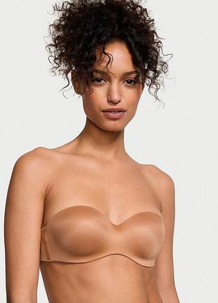 Бюстгальтер бандо без пушап victoria's secret