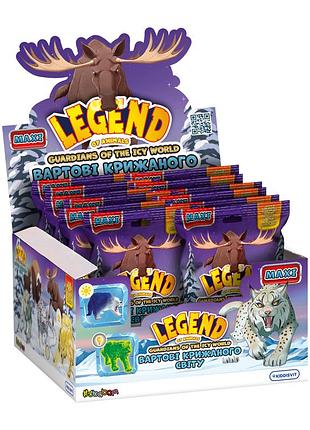 Дисплей стретч-игрушек серии legend of animals макси - стражи ледяного мира (10 штук)