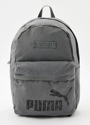 Міський рюкзак 20 літрів puma lowdown. коричневий рюкзак пума чоловічий. жіночий портфель міський (09231002)
