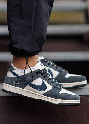 Кросівки nike sb dunk low x kaws white blue