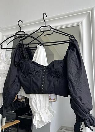 Блуза корсет boohoo l