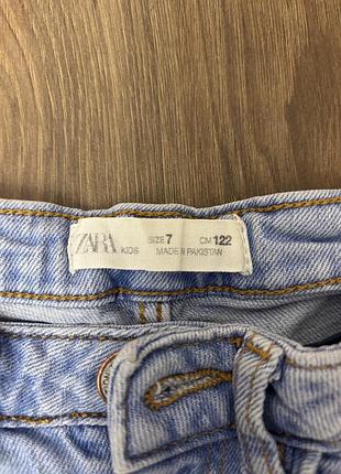 Джинсові шорти zara 2
