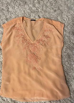Блузка топ  шовк massimo dutti , розмір s