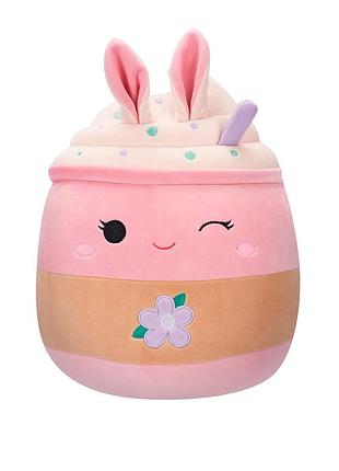 Мягкая игрушка squishmallows - зайчик быю (13 cm)