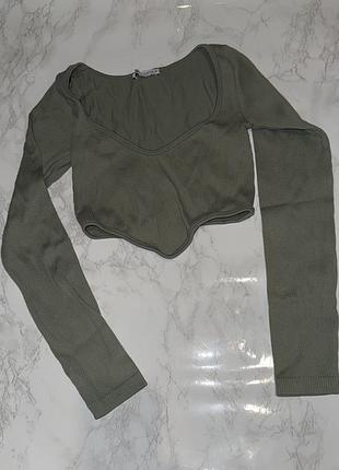 Топ в рубчик  zara