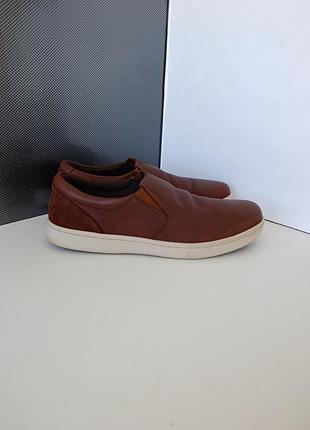Мужские макасины clarks/ мужские кожаные clarks