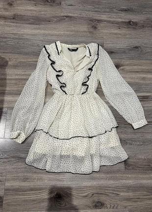 Zara сукня в горох xs