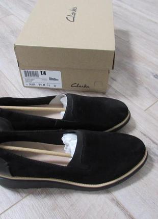 Туфли лоферы clarks sharon dolly loafer 9.5 us оригинал