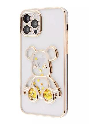 Чохол для телефона prc shining bear case iphone 12 pro gold