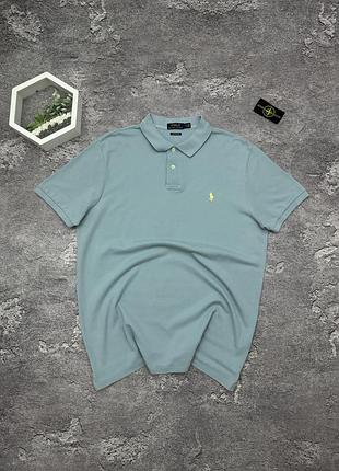 М'ятна футболка поло polo ralph lauren оригінал  ральф лорен