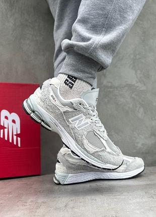 Мужские кроссовки new balance 2002r light gray демисезон весна-осень