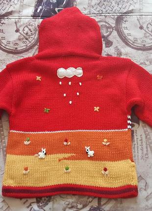 Кофта на девочку 5-6 лет 7