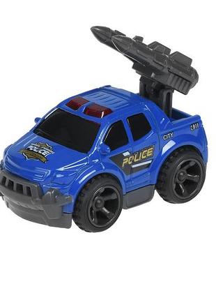 Машинка інерційна same toy mini metal, позашляховик гоночний, синій колір, для дітей 3+ (sq90651-3ut-1)