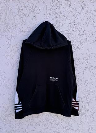 Чорне худі adidas originals оригінал кофта з капюшоном
