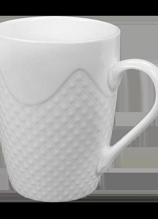 Чашка "white glaze" stenson r89035 360мл