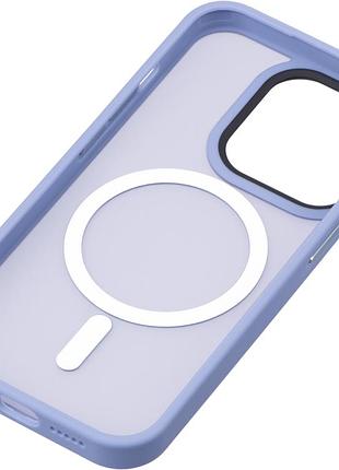 Чехол 2e basic для iphone 15 ultra / iphone 15 pro max soft touch magsafe cover light blue (erc-2e-iph-15u-ocls-lb) 3
