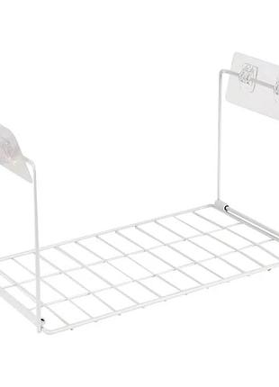Полка навесная stenson m50215-m белая из крашеного металла 39×19×20 см