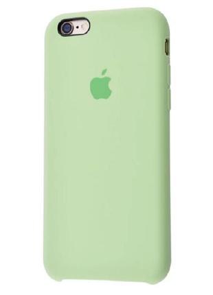 Чехол для телефона silicone case iphone 6 plus 6s plus силикон+пластик mint с мягкой внутренней подкладкой и защитой от ударов и