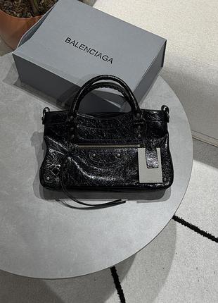 Сумка баленсиага le city first bag in black