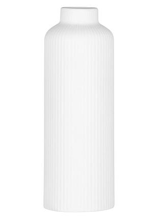 Ваза ardesto liguria 8х22.7см фарфор белый (ar3803w)