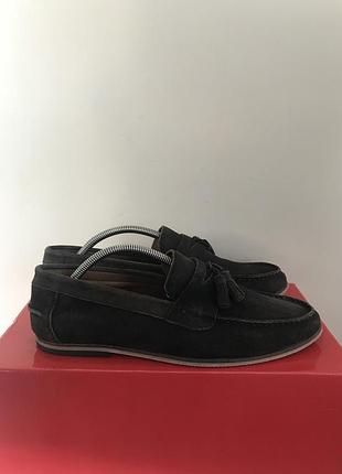 Замша кожаные лоферы moss london