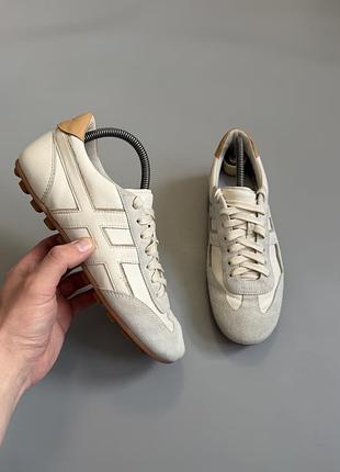 Кроссовки hogan olympia  leather white 39(24.5cm) rebel premiata golden