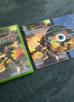 Диск shadow the hedgehog (xbox original)