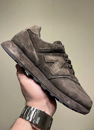 Balance 574 legacy x stone island ghost pack dark brown