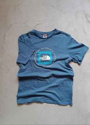 Синя футболка the north face