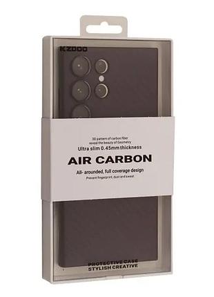 Чехол kzdoo air carbon for samsung s24 ultra deep purple