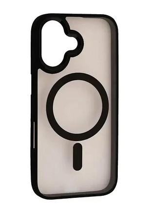 Чехол cristal guard magsafe for iphone 16 black