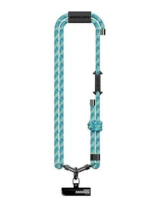 Шнурок rock (150см) 8mm с карабином multifunctional glow in the dark phone lanyard blue