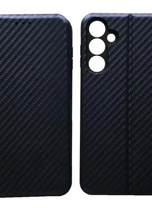 Чехол-книжка carbon for samsung a37 4g/5g dark blue