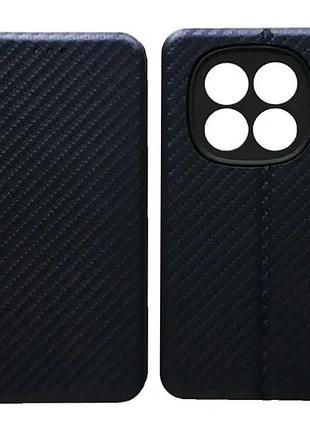 Чохол-книжка carbon for xiaomi redmi note 15 4g dark blue