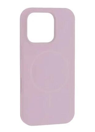 Чохол silicone case with magsafe for iphone 16 pro max purple lilac