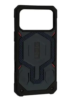 Чохол ударостійкий uag monarch pro magsafe for iphone 17 pro max (kevlar) mallard
