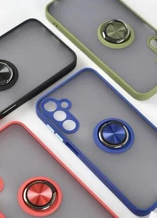 Чохол gingle ring case for xiaomi redmi note 10 pro blue 2