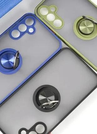Чохол gingle ring case for xiaomi redmi note 10 pro blue 3