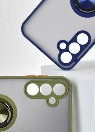Чохол gingle ring case for xiaomi redmi note 10 pro blue 4