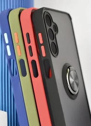 Чохол gingle ring case for xiaomi redmi note 10 pro blue 6