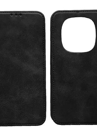 Чехол-книжка black tpu magnet for xiaomi redmi note 15 pro 4g black