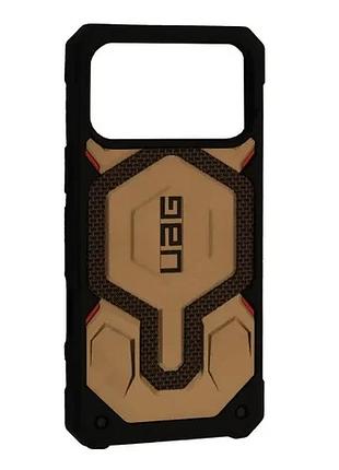 Чохол ударостійкий uag monarch pro magsafe for iphone 17 pro max (kevlar) element green дефект пакув