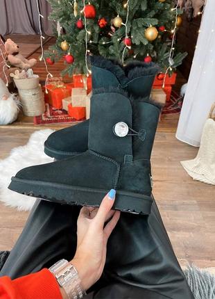 Ugg bailey button svarovski, угги женские9 фото