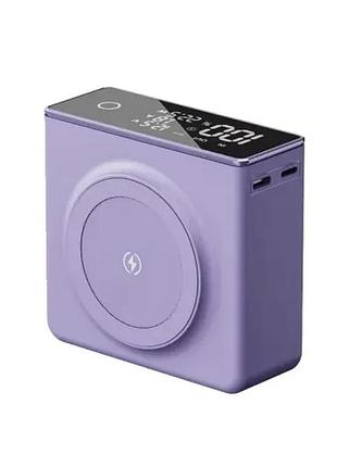 Умб q7 magsafe 22,5w 20 000 mah purple