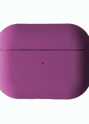 Чехол для airpods pro silicone case/microfiber purple
