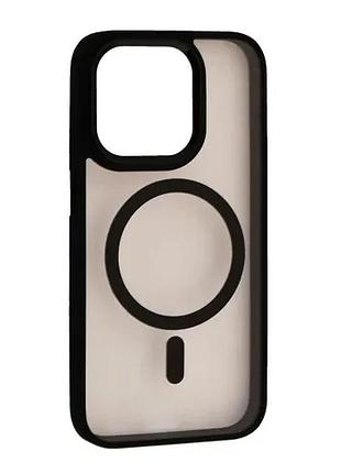 Чехол cristal guard magsafe for iphone 13/14 black